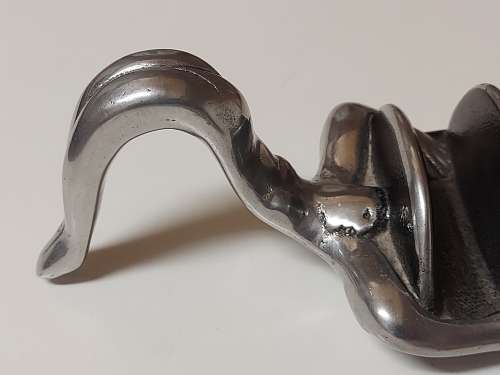 VINTAGE CARROL BOYES FUNCTIONAL ART STURDY AND HEAVY PEWTER TOAST RACK