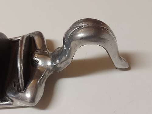 VINTAGE CARROL BOYES FUNCTIONAL ART STURDY AND HEAVY PEWTER TOAST RACK