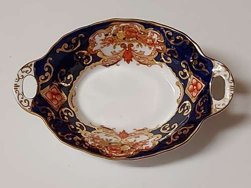 SPECTACULAR 1950s ROYAL ALBERT BONE CHINA DERBY TWIN-HANDLED TRINKET DISH IN GREAT CONDITION