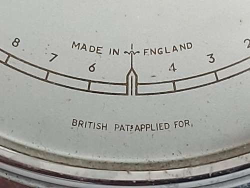 VINTAGE SHORTLAND SB BRITISH MADE HARDWOOD SHIPS BAROMETER.