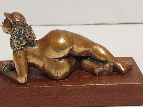 AWESOME! JEAN DOYLE BRONZE SCULPTURE