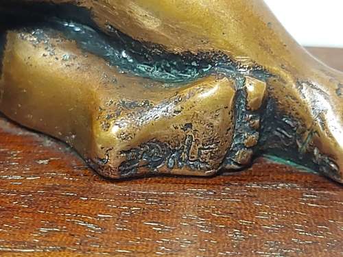 AWESOME! JEAN DOYLE BRONZE SCULPTURE