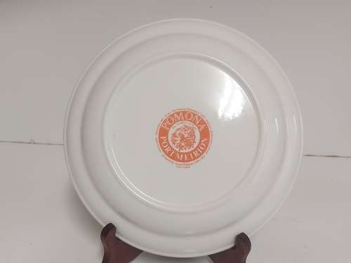 PORTMEIRION POMONA THE GODDESS OF FRUIT PLATE, DESIGNED BY SUSAN WILLIAMS-ELLIS