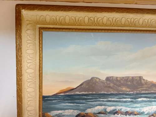 INVESTMENT ART: STUNNING ORIGINAL OIL ON BOARD PAINTING BY SOUTH AFRICAN ARTIST, E KORUB