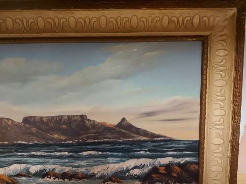 INVESTMENT ART: STUNNING ORIGINAL OIL ON BOARD PAINTING BY SOUTH AFRICAN ARTIST, E KORUB
