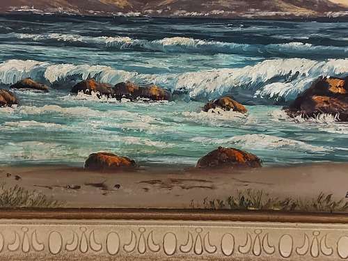 INVESTMENT ART: STUNNING ORIGINAL OIL ON BOARD PAINTING BY SOUTH AFRICAN ARTIST, E KORUB
