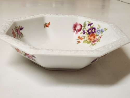 STUNNING VINTAGE ROSENTHAL GERMANY OCTAGONAL SALAD SERVING BOWL