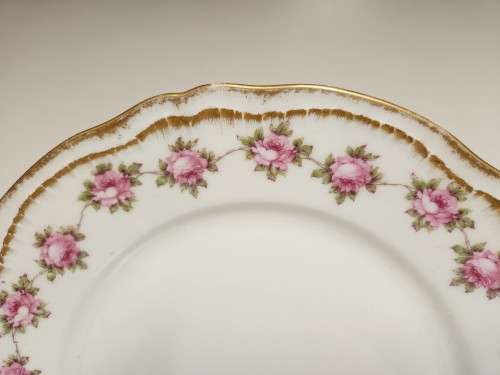 AWESOME FIND! RARE C1903 ANTIQUE THEODORE HAVILAND LIMOGES FRANCE PATENT APPLIED FOR PORCELAIN PLATE