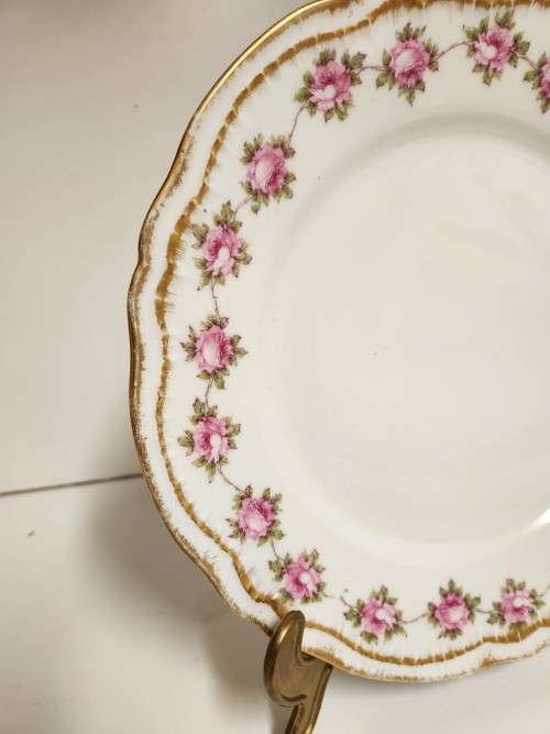 AWESOME FIND! RARE C1903 ANTIQUE THEODORE HAVILAND LIMOGES FRANCE PATENT APPLIED FOR PORCELAIN PLATE