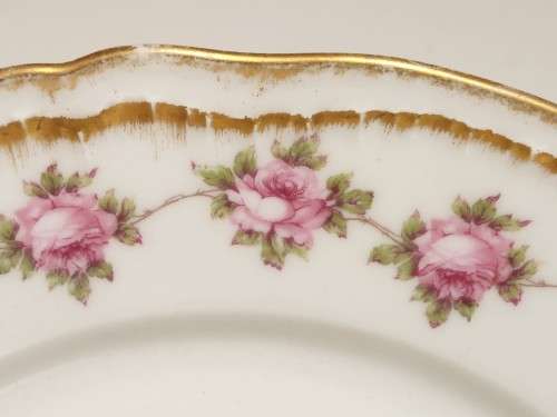 AWESOME FIND! RARE C1903 ANTIQUE THEODORE HAVILAND LIMOGES FRANCE PATENT APPLIED FOR PORCELAIN PLATE