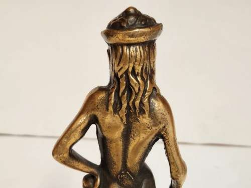 AWESOME FIND! RARE DONATELLO`S DAVID BRONZE SCULPTURE WITH THE HEAD OF GOLIATH UNDERFOOT