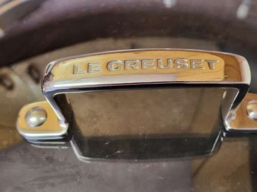 LE CREUSET BLACK IRON 26 CM PANHANDLE LIDDED POT