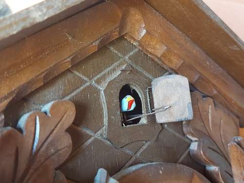 VINTAGE REGULA MADE IN GERMANY LARGE HUNTING CUCKOO CLOCK WITH AN AUGUST SCHWER MOVEMENT, NO CHAINS