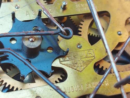 VINTAGE REGULA MADE IN GERMANY LARGE HUNTING CUCKOO CLOCK WITH AN AUGUST SCHWER MOVEMENT, NO CHAINS
