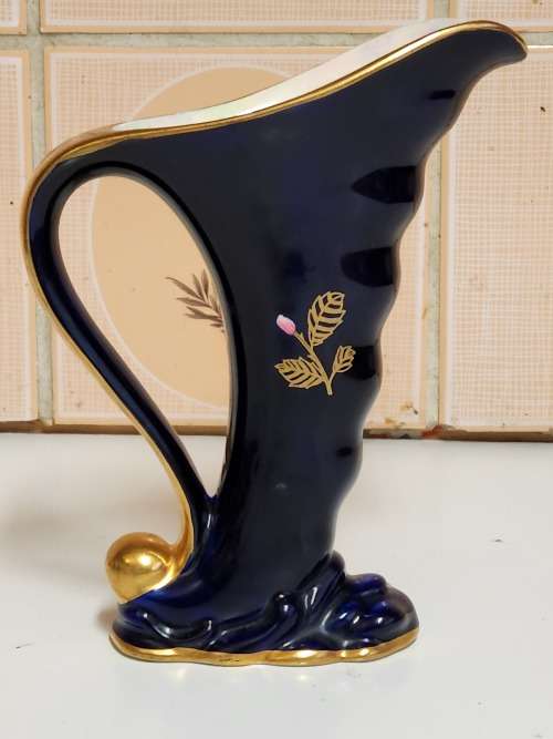 AWESOME FIND! RARE 1930s ART DECO CROWN DEVON FIELDINGS HAND DECORATED JUG