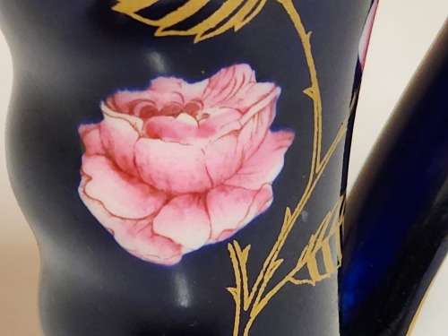 AWESOME FIND! RARE 1930s ART DECO CROWN DEVON FIELDINGS HAND DECORATED JUG