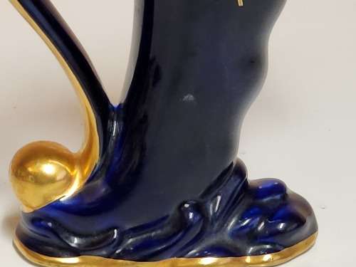 AWESOME FIND! RARE 1930s ART DECO CROWN DEVON FIELDINGS HAND DECORATED JUG