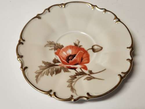 VINTAGE 1939 - 1965 HUTSCHENREUTHER SELB L.H.S BAVARIA GERMANY TEA TRIO