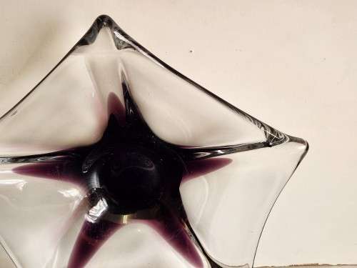BEAUTIFUL MURANO STUDIO ART LARGE STARFISH BOWL, WEIGHING 1.185 KG