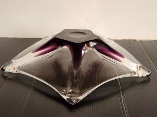 BEAUTIFUL MURANO STUDIO ART LARGE STARFISH BOWL, WEIGHING 1.185 KG