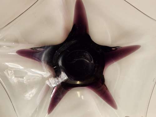 BEAUTIFUL MURANO STUDIO ART LARGE STARFISH BOWL, WEIGHING 1.185 KG