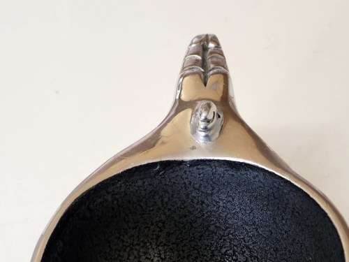 VINTAGE CARROL BOYES FUNCTIONAL ART EARLY DESIGN PEWTER GRAVY BOAT/CREAMER