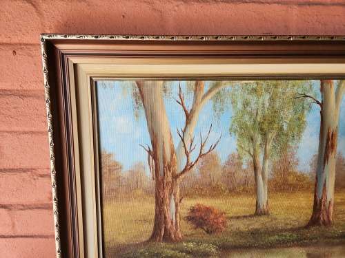 INVESTMENT ART: STUNNING LARGE ORIGINAL OIL ON BOARD PAINTING BY SOUTH AFRICAN ARTIST, E KORUB