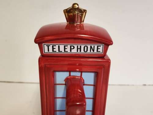 LONDON POTTERY MEMORIES OF LONDON COLLECTION RED TELEPHONE BOOTH TEA POT