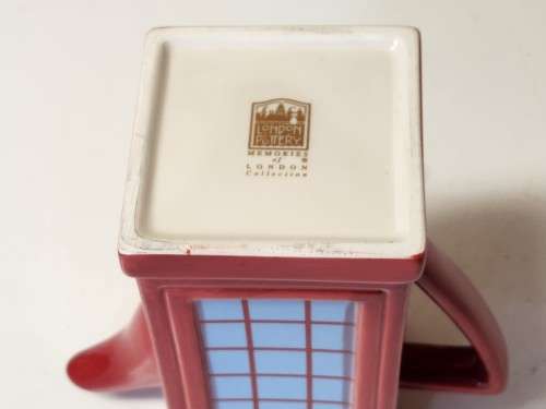 LONDON POTTERY MEMORIES OF LONDON COLLECTION RED TELEPHONE BOOTH TEA POT