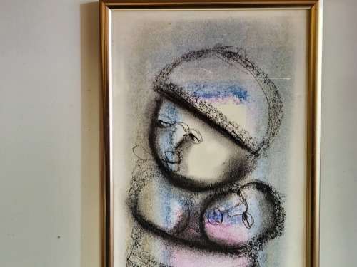 STUNNING ORIGINAL ARTWORK BY THE PROMINENT CONTEMPORARY SOUTH AFRICAN ARTIST, DANIEL SELEPE (2 OF 2)