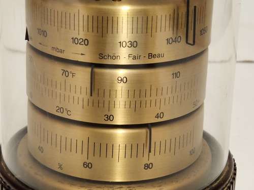 BARIGO MADE IN GERMANY DESKTOP WEATHER STATION,  BAROMETER, HYGROMETER AND THERMOMETER