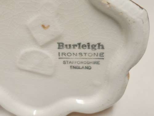 AMAZING! TALL AND ELEGANT VINTAGE BURLEIGH IRONSTONE STAFFORDSHIRE GOLD LUSTRE JUG/PITCHER