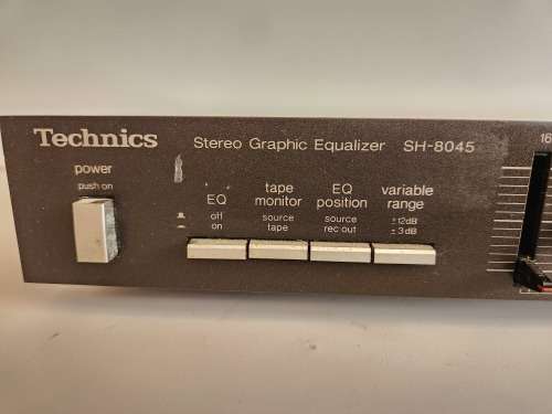 TECHNICS MODEL SH-8045 STEREO GRAPHIC EQUALIZER
