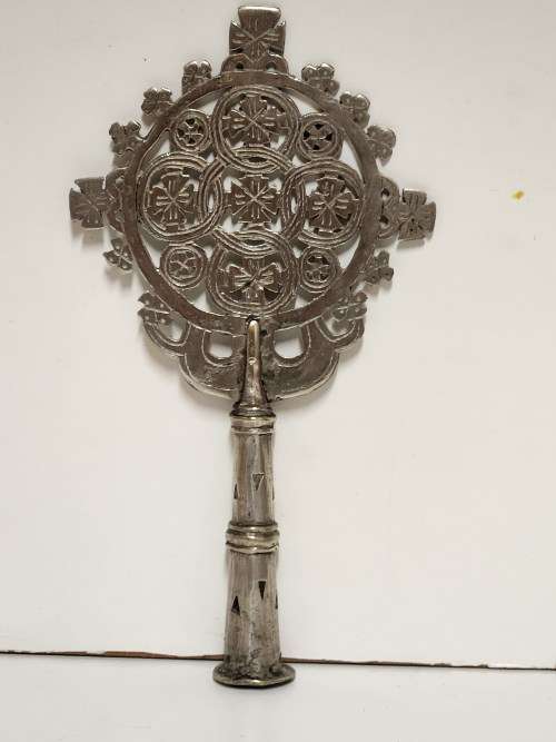 ANTIQUE ETHIOPIAN PROCESSIONAL CROSS (2 OF 2)