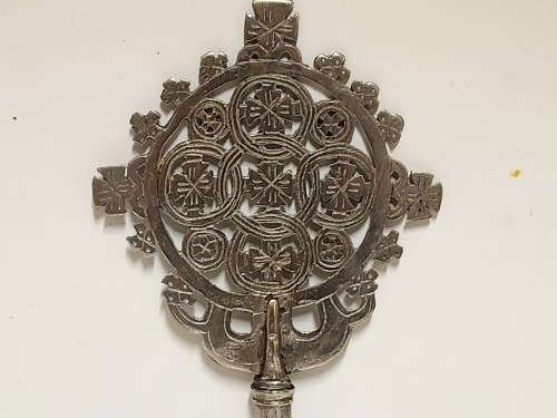 ANTIQUE ETHIOPIAN PROCESSIONAL CROSS (2 OF 2)