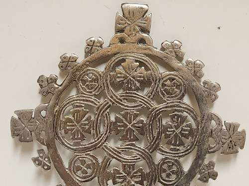ANTIQUE ETHIOPIAN PROCESSIONAL CROSS (2 OF 2)