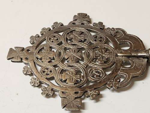 ANTIQUE ETHIOPIAN PROCESSIONAL CROSS (2 OF 2)