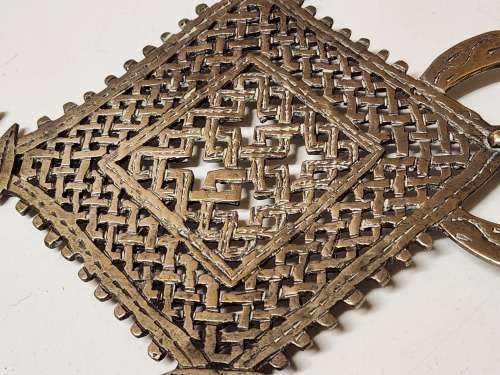 ANTIQUE ETHIOPIAN PROCESSIONAL CROSS (1 OF 2)