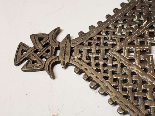 ANTIQUE ETHIOPIAN PROCESSIONAL CROSS (1 OF 2)