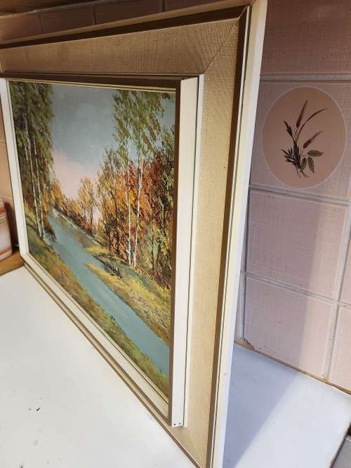 INVESTMENT ART: AWESOME ORIGINAL DON BENZIEN OIL ON BOARD PAINTING