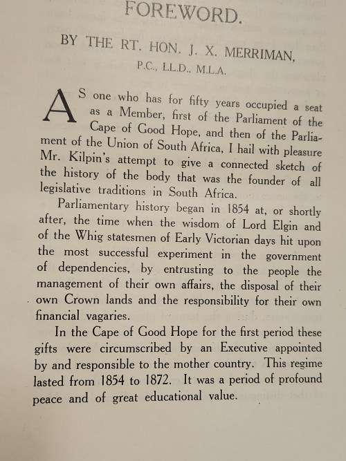 HISTORICAL BOOK: THE OLD CAPE HOUSE BY RALPH KILPIN (1918), SIGNED BY THE AUTHOR