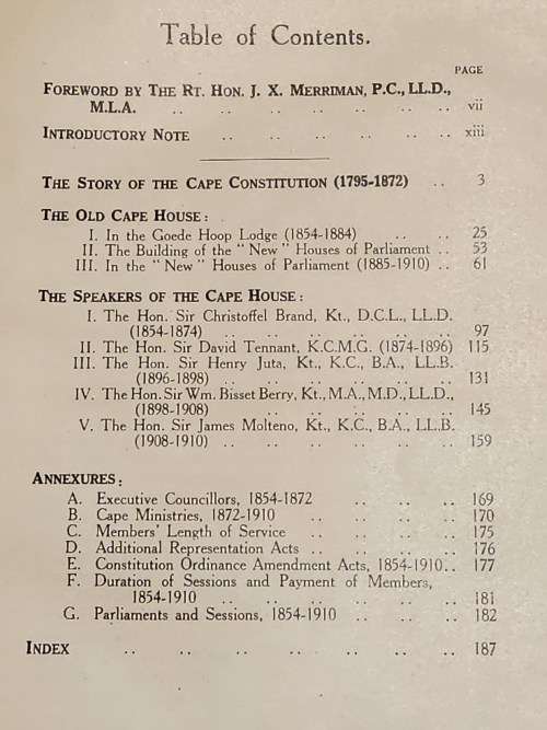HISTORICAL BOOK: THE OLD CAPE HOUSE BY RALPH KILPIN (1918), SIGNED BY THE AUTHOR