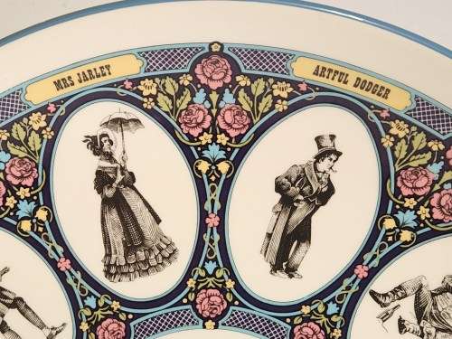 WEDGWOOD OF ERTRURIA & BARLASTON DICKENS CHARACTERS PLATE