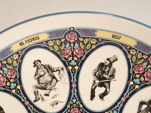 WEDGWOOD OF ERTRURIA & BARLASTON DICKENS CHARACTERS PLATE