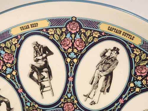 WEDGWOOD OF ERTRURIA & BARLASTON DICKENS CHARACTERS PLATE