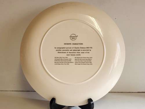 WEDGWOOD OF ERTRURIA & BARLASTON DICKENS CHARACTERS PLATE