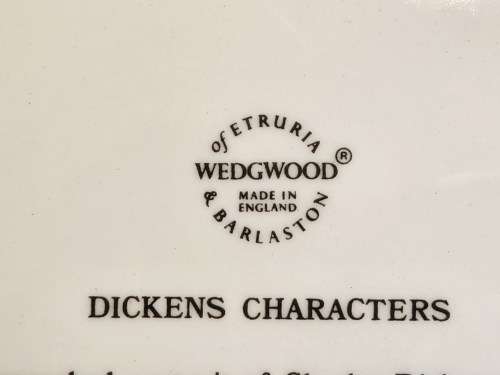 WEDGWOOD OF ERTRURIA & BARLASTON DICKENS CHARACTERS PLATE