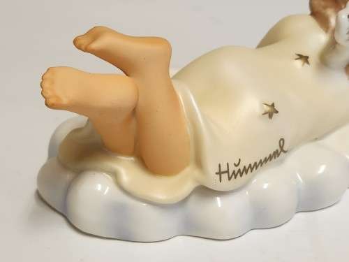 VINTAGE M J HUMMEL MEIN KLEINE ENGEL CANDLE HOLDER, BOXED