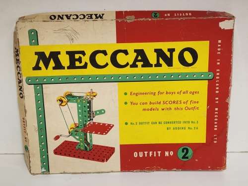 MECCANO TOY ENGINEERING TOY OUTFIT NO 2.