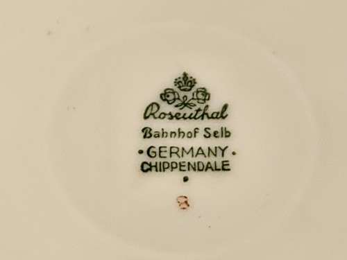 VINTAGE 1950s ROSENTHAL BAHNHOF SELB GERMANY LARGE BOWL/CENTREPIECE